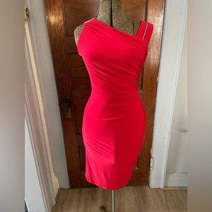 Joseph Ribkoff pink bodycon dress